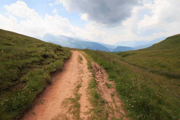 Ścieżka Chaty Segantini Dolomity — Zdjęcie stockowe