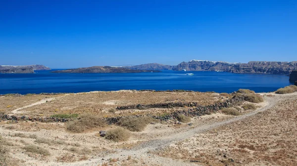 Вид Греческий Остров Санторини — стоковое фото