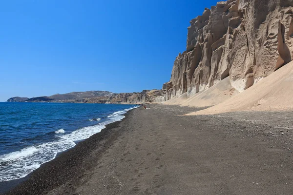 Hermosa Vista Playa Vlychada Santorini —  Fotos de Stock