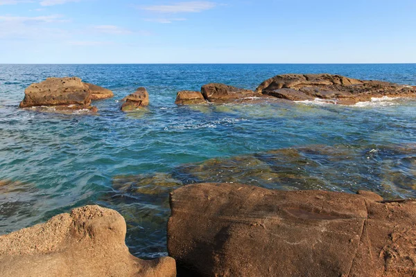 Klippe Bordighera Ligurien — Stockfoto