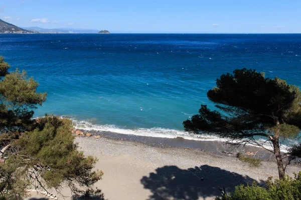 Ligurische Zee Van Westen — Stockfoto