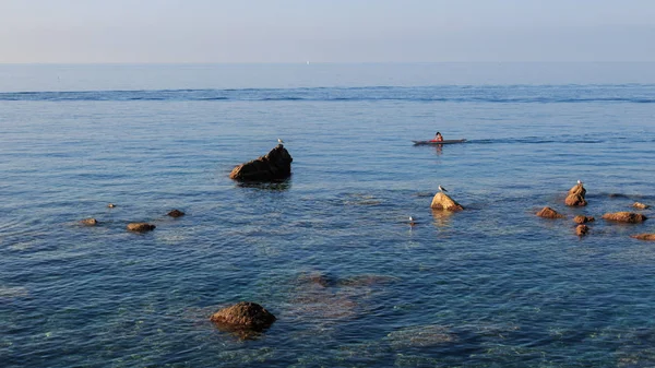 Schöne Aussicht Auf Die Küste Des Dorfes Camogli Ligurien — Stockfoto