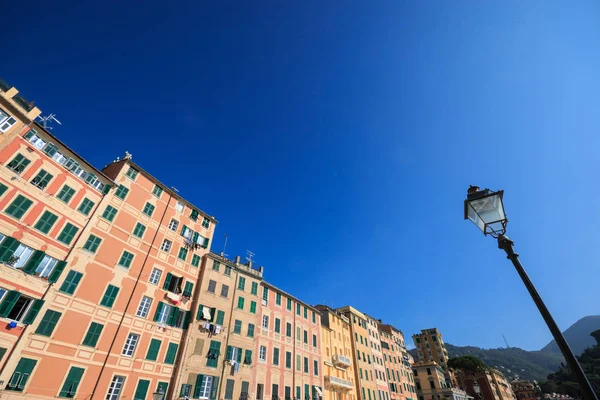 Bella Vista Sul Paese Camogli Liguria — Foto Stock