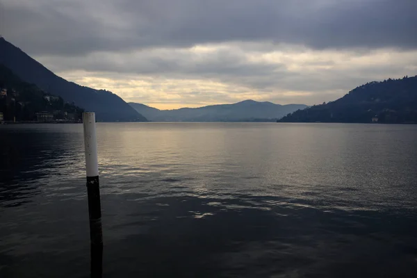 Bela Vista Lago Como — Fotografia de Stock