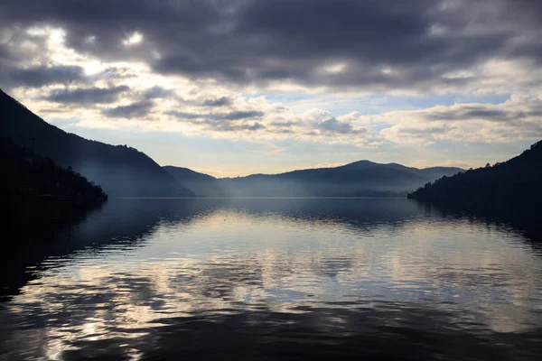 Krásný Výhled Jezero Como — Stock fotografie