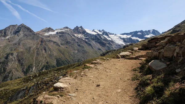 Paisagem Perto Refúgio Vittorio Sella Valnontey Parque Nacional Gran Paradiso — Fotografia de Stock