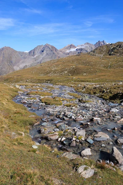 Landscape Upper Valnontey Gran Paradiso National Park — Zdjęcie stockowe