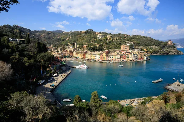 Pueblo Portofino Fotografiado Desde Castillo Brown — Foto de Stock