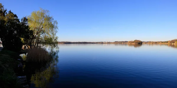 Krásný Výhled Jezero Pusiano — Stock fotografie