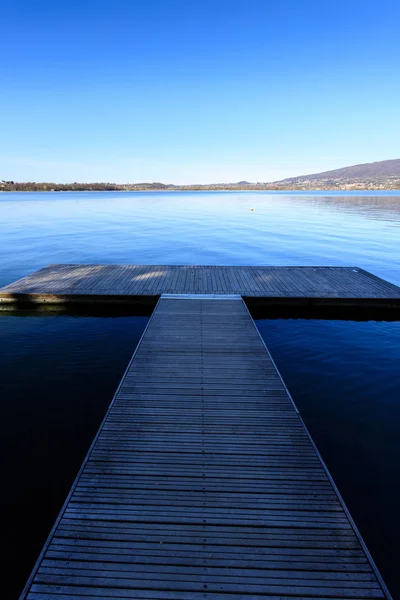 Beautiful View Lake Pusiano — Stock Photo, Image