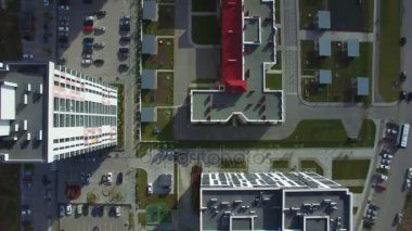 Havadan görünümü: Apartmanlar, Novosibirsk, Rusya