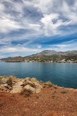 Makrygialos köy görünümü