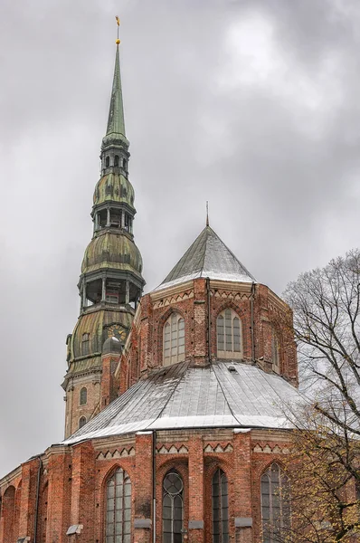 Riga heiliger peters kirche — Stockfoto