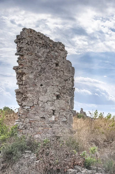 Ancient Shop Ruins in Side — Stock Photo, Image