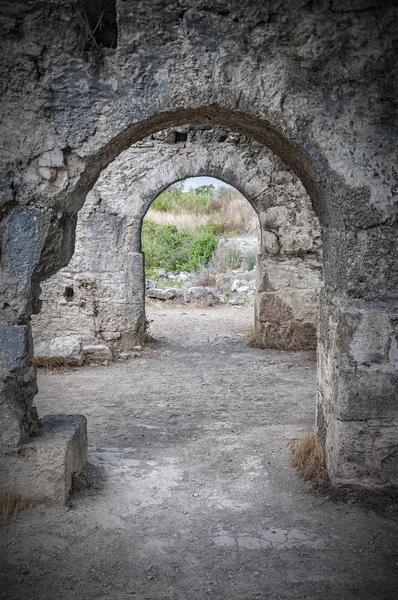 Straně byzantské nemocnice oblouky — Stock fotografie