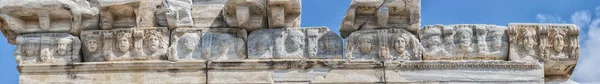 Seitentempel der Apollo-Fassade Detail — Stockfoto