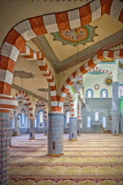 Kant van de Fatith moskee digitaal schilderen — Stockfoto