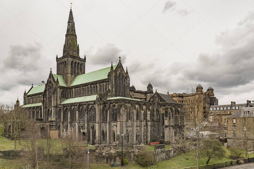 Glasgow Cathedral From The Necropolis