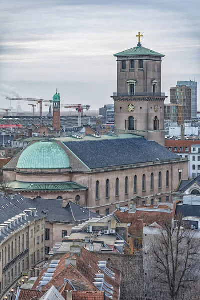コペンハーゲンVor Frue Kirke — ストック写真