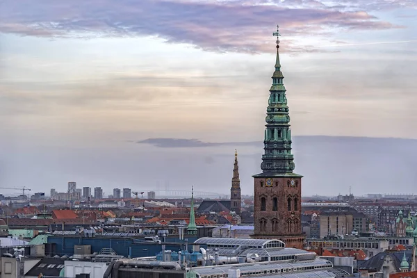 Copenhagen şehir manzarası — Stok fotoğraf