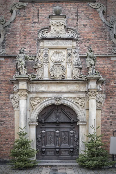 Copenhagen Helligaandskirken giriş — Stok fotoğraf