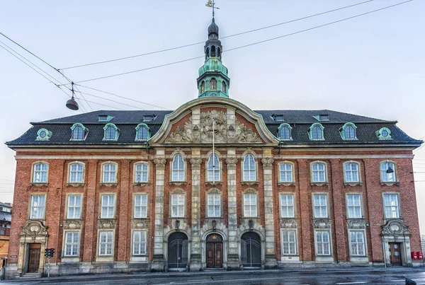 哥本哈根邮政局大楼 — 图库照片