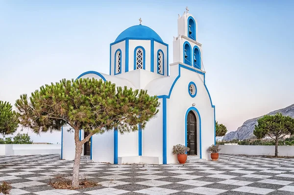 Chiesa di Santorini Kamari — Foto Stock