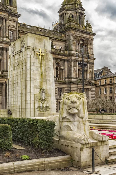 Cidade de Glasgow Cenotaph — Fotografia de Stock