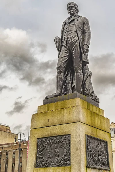 Estatua de Robert Burns —  Fotos de Stock