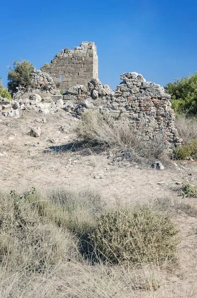 Ruines latérales de la nécropole orientale — Photo
