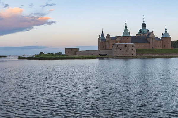 Kalmar hrad za svítání — Stock fotografie