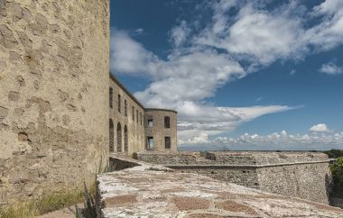 Borgholm Castle harabe tarafı açı