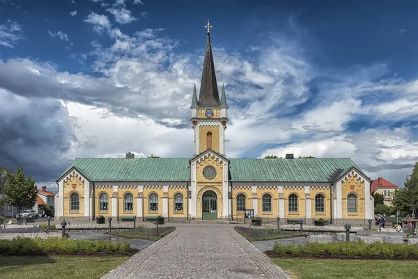 Borgholm církev ve Švédsku — Stock fotografie