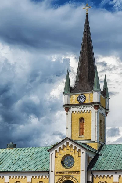 Věž kostela Borgholm — Stock fotografie