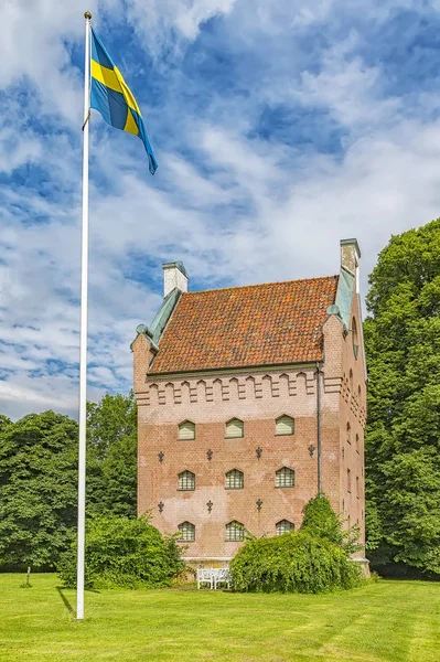 Torre Borjes al Castello di Borgeby — Foto Stock