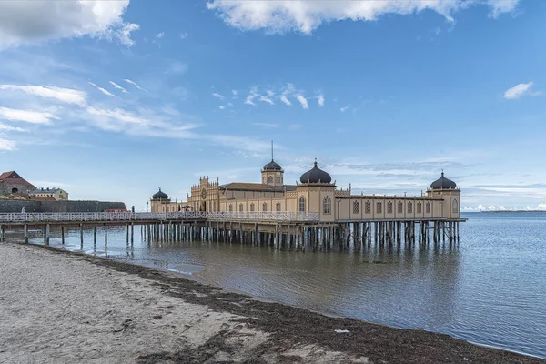 Varbergs cold bathhouse — Stock Photo, Image