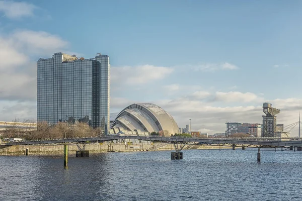 Glasgow Clydeside Cityscape — Stockfoto