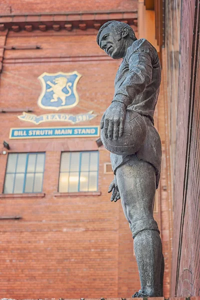 Rangers Ibrox Stadion standbeeld — Stockfoto