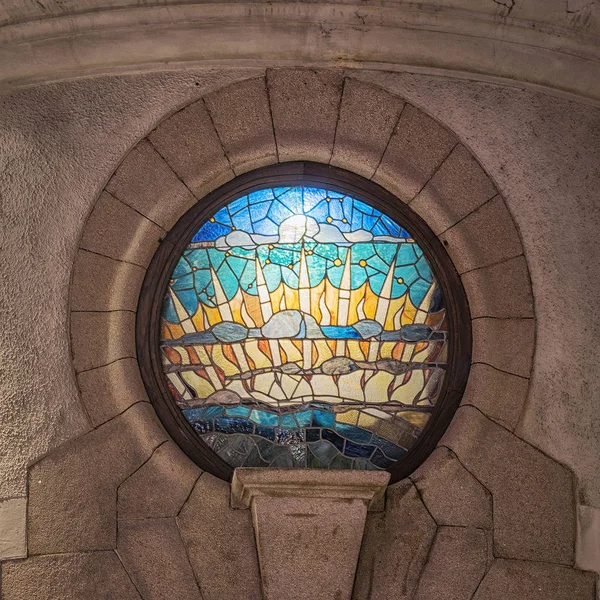 Helsingborg Stained Glass Window — Stock Photo, Image