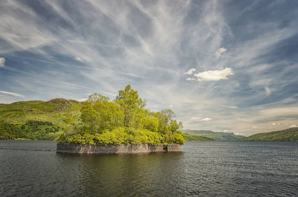 Factors Isle on Loch Katrine — Stock Photo, Image