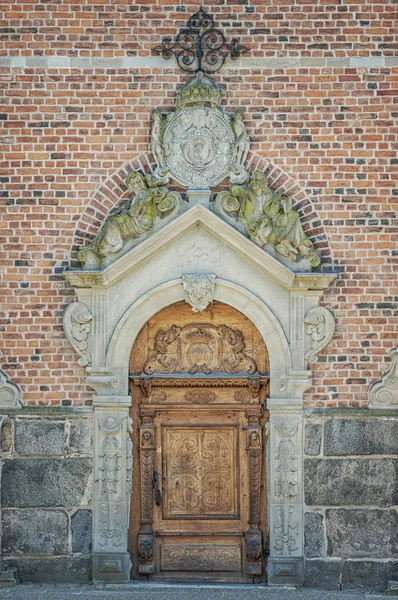 Iglesia Kristianstad Puertas —  Fotos de Stock