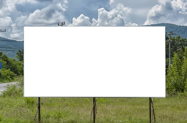 Rural Blank Billboard — Stock Photo, Image