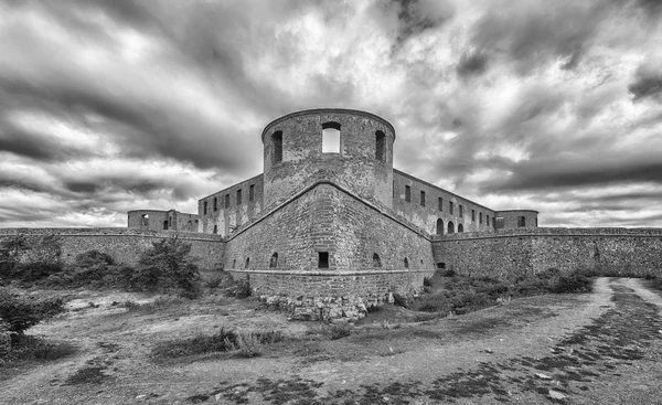 Руины замка Боргхольм — стоковое фото