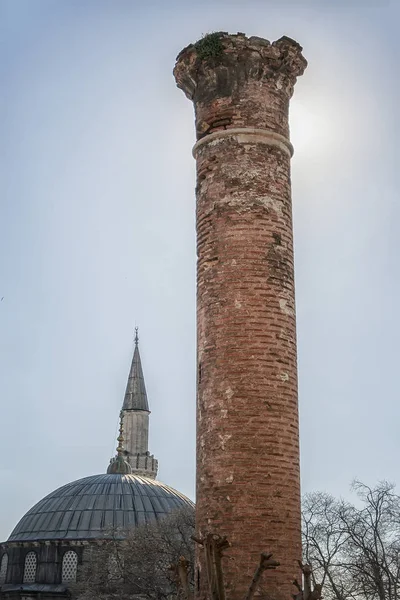 Istanbul Brick Column — Stock Photo, Image