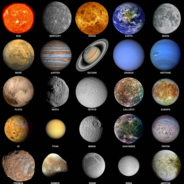 Das Solarsystem aktualisiert — Stockfoto