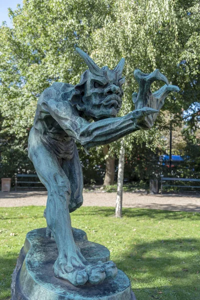 Standbeeld van Kopenhagen Demon — Stockfoto