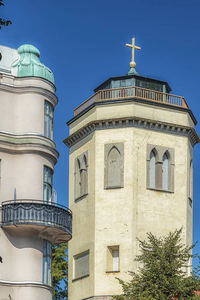 Karlshamn Karl Gustavs Church Belltower — Stock Photo, Image