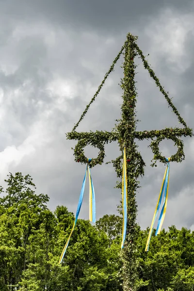 Helsingborg sofiero hochsommerpole grauer Himmel — Stockfoto