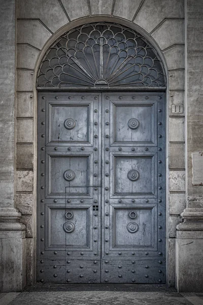 Rome Blue Door — Stock Photo, Image