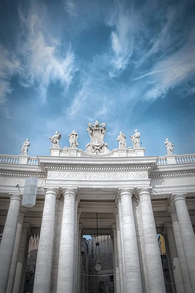 Róma Vatikánváros Collonade — Stock Fotó